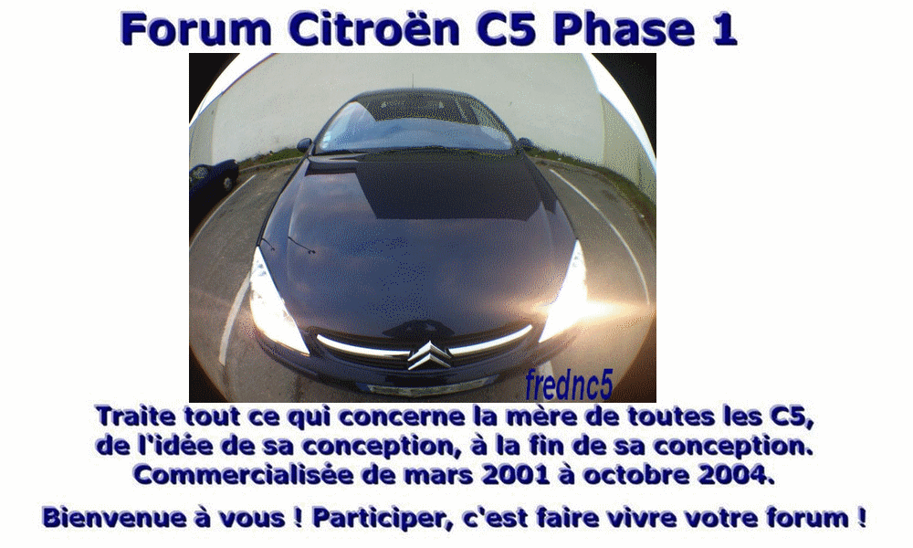 Citroën C5 phase 1 Forum Index
