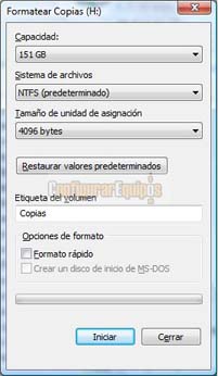 Como formatear un disco duro Como formatear un disco duro