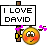 *i love David*